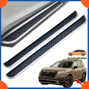 2PCS Running Boards Side Steps Nerf Bar Fits for Nissan Pathfinder 2022 2023 24 - Picture 1 of 11