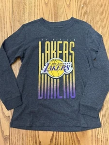 NBA UNK YOUTH LOS ANGELES LAKERS LONG SLEEVE SHIRT SIZE LARGE 14-16 NWT - Picture 1 of 3