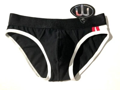 Новый INTYMEN мужской черный кольцо хлопок заниженной Sport бикини бриф sz S нижнее белье - Изображение 1 из 4