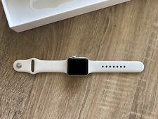 Apple Watch Series 3 GPS 38 mm Aluminium Argent Bracelet Sport Blanc MTEY2ZD/A