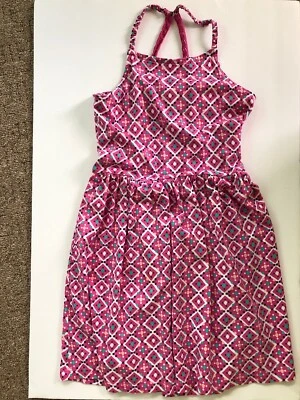 Krazy 8 Girls Pink Soft Cotton Halter Dress (10-12) w/Elastic Back NWOT - Image 1 of 4