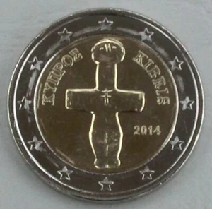 2 E.uro Kursmünze Zypern 2014 unz - Bild 1 von 1