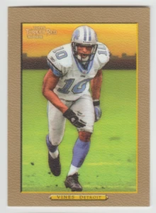 Scottie Vines Lions 2005 Topps Turquía Rojo Oro #224 SP Paralelo #14/50 SSP - Imagen 1 de 2
