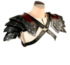 MÉDIÉVAL Pauldrons armure cuir larpe Renaissance cosplay Halloween costume SCA
