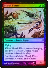 Marsh Flitter FOIL Lorwyn PLD Black Uncommon MAGIC GATHERING CARD ABUGames