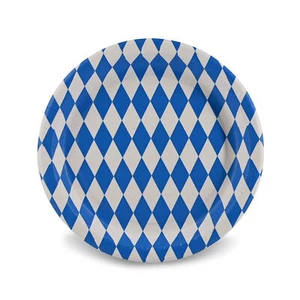 HEKU Pappteller Oktoberfest Deko Bavaria 23 cm Partygeschirr, div. Mengen - Bild 1 von 5