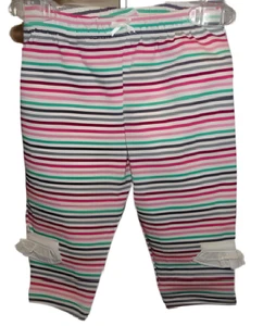 NEW The Children's Place Baby Clothes Striped Full Length Leggings Pants 12 M - Picture 1 of 2