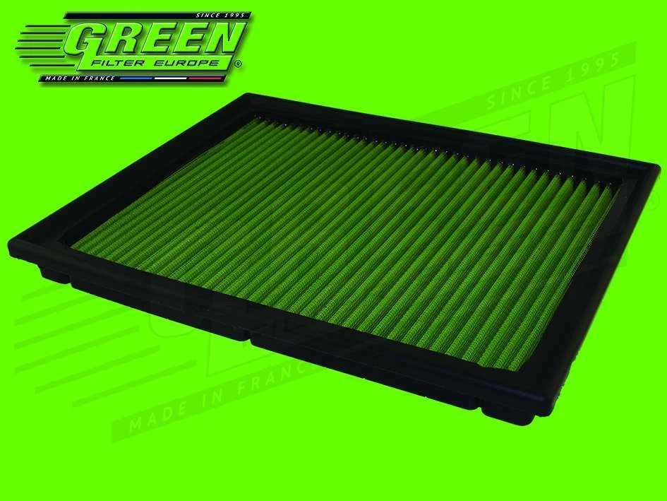 Filtro de aire deportivo VERDE Cadillac, Dodge, JEEP, Opel Astra y SAAB 9.3 filtro de aire - Imagen 1 de 1