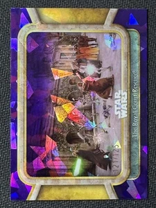 2024 Topps Star Wars Chrome Saphir / 125 Violet Qui-Gon Jinn Phantom Menace #24 - Photo 1 sur 3