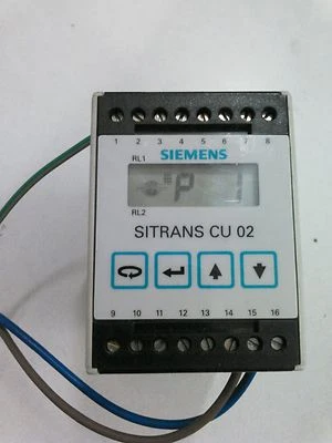 Used Siemens Sitrans CU 02  7MH7562-2AA  Siemens Milltronics  *CHIP DIN RAIL - Image 1 of 4