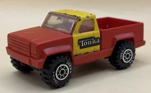 Tonka (USA) Plastic & Tinplate Pick-Up Truck - Red/Yellow  - Picture 1 of 5