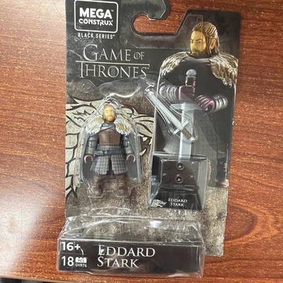 Mega Construx Juego de Tronos Serie Negra EDDARD START Juguete Película Figura 2” Foto 1 de 2