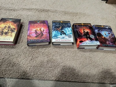 The Heroes of Olympus and the Kane Chronicles Rick Riordan Hardcover Books Lot - Image 1 of 4