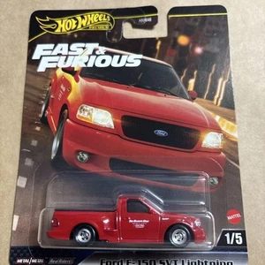 Hot Wheels Ford F-150 SVT Lightning 1/5 Scale Fast Furious Red - Picture 1 of 2