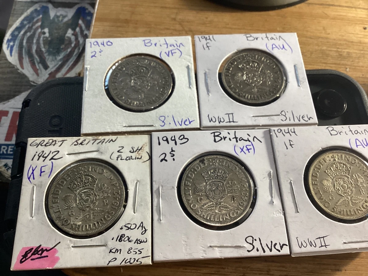1942 Year UK Florins & Two Shillings for sale | eBay