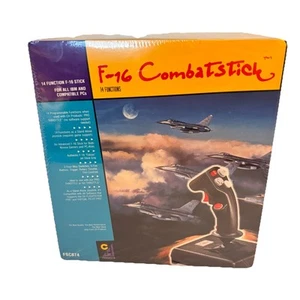 CH Products F-16 COMBATSTICK 14 Functions Authetic Jet Grip - New Sealed - Picture 1 of 7