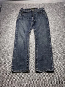 Ariat M5 Jeans Mens 36x34 Blue Straight Leg Denim Medium Wash Western Cowboy - Picture 1 of 10