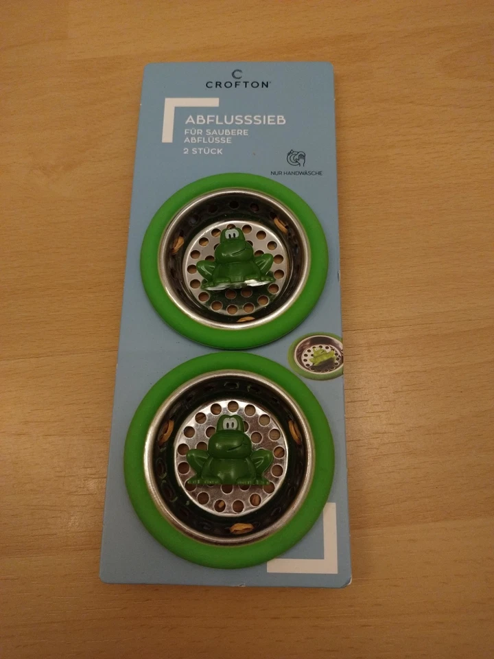 2x Abflusssieb Haarsieb Frosch 🐸🩷 - Bild 1 von 1