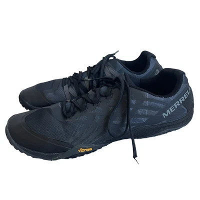 Merrell Trail Glove 4 Zapatos Para Hombres 10 Descalzos Vibram Tenis Senderismo Correr Negro Foto 1 de 4