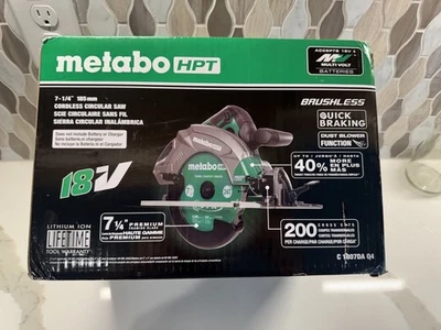 Metabo HPT 18V Multi Volt Brushless Cordless 7-1/4" Circular Saw  (Tool Only) - Image 1 of 4