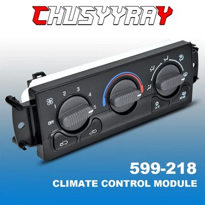 AC Heater Climate Control Module 599-218 For 2001-2002 GMC Sierra 3500 - Image 1 of 4