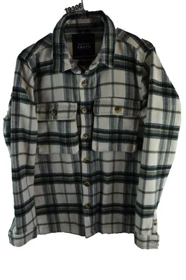 NATIVE YOUTH Green Flannel Shirt size S Mens Checked Casual Outdoors Outerwear - Image 1 of 4