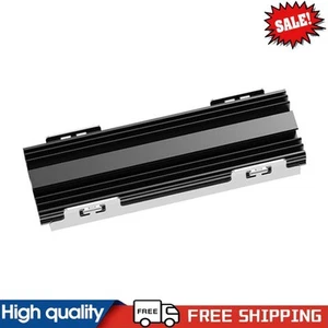 M.2 SSD Cooler Aluminum Alloy NVME Heatsink for NVME M.2 2280 SSD (Black) #g - Afbeelding 1 van 7