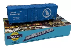Vintage ATHEARN BLUE GREAT NORTH BOX CAR #G.N. 6793 PUERTA ÚNICA CON CAJA - Imagen 1 de 6