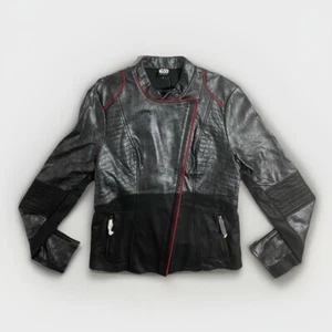Her Universe Fashion Show Collection Star Wars Phasma PU Hot Topic Jacket Size L - Picture 1 of 19