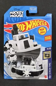 2022 Hot Wheels HW Screen Time 3/10 Disney Steamboat Mickey Mouse - Picture 1 of 6