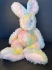 Russ Bunny Rabbit Rainbow Plush 24" Stuffed Animal Easter EUC Toy HTF Pastel