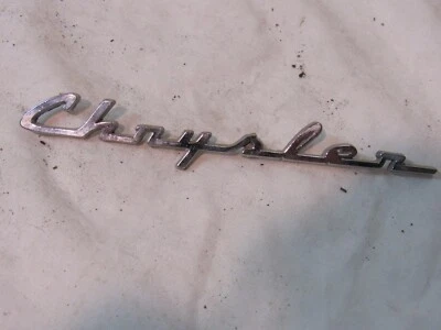 Chrysler New Yorker St. Regis 1955 de lujo "Chrysler" (interior pequeño) placa de identificación Foto 1 de 4