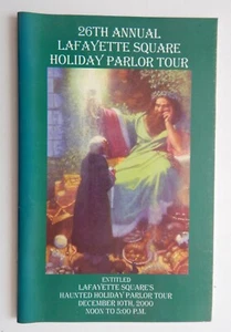 St Louis MO Lafayette Square 2000 Holiday Parlor Tour Programa Arquitecto Historia - Imagen 1 de 5