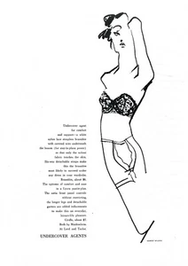 60er Harvey Wilson Illustrated Maidenform BH Werbung 1962 - Bild 1 von 1