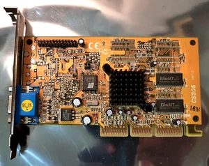 SiS CS305 305 Ver 1.0 16M 16MB AGP Video Graphics Card VGA Legacy GPU - Picture 1 of 3