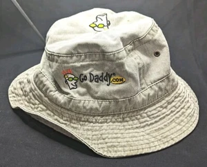 Go Daddy Fischerhut Größe S/M (58 cm) Distressed Fischerhut hellbraun khaki Erwachsene LESEN - Bild 1 von 7