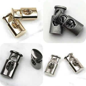 2 Kordelstopper Metall Kordel 5mm Kordelstopper Schnuersenkel Hohe Qualität☆☆☆☆☆ - Picture 1 of 5