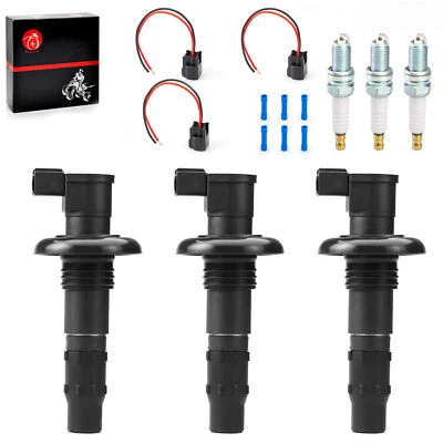 Ignition Coil & Spark Plug For Sea Doo GTX 4-Tec GTI 130 155 296000307 420664020 - Image 1 of 4