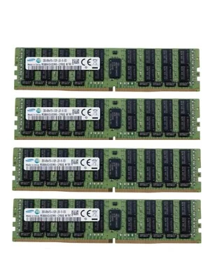 Samsung 128GB (4X32GB) DDR4 2133MHz ECC Registered Memory Ram M386A4G40DM0-CPB - Image 1 of 4