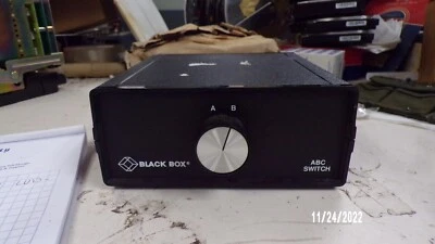 USED Black Box SW088A-FFF  Position ABC Switch - Image 1 of 4