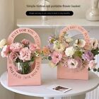 with Handle Flower Basket Paper Folding Gift Box High Quality Hand Gift Bag