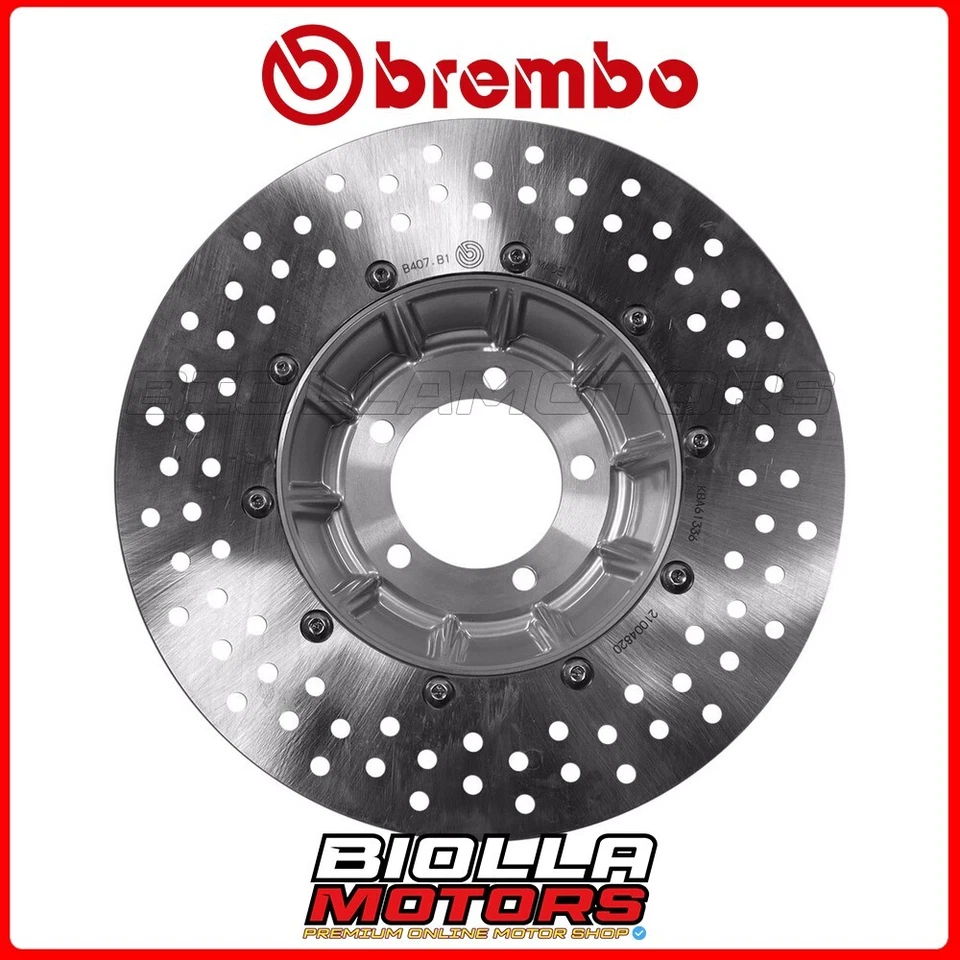 68B407B1 DISCO FRENO POSTERIORE BREMBO BMW R 100 RS 1000 1981 FISSO - Immagine 1 di 4