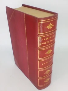 Familiar Quotations by John Bartlett (Fourteenth Edition, 1968) H/C Leather - Picture 1 of 3
