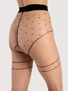 Fiore Starlight 20DEN Strumpfhose Nude S-L Ouvvert Damen Feinstrumpfhose Nylons - Bild 1 von 9