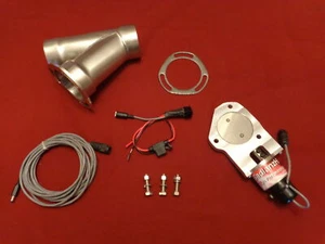 BadlanzHPE Electric Cutout Valve 3.0" 70mm SS SINGLE 5 YEAR WARRANTY! - Picture 1 of 6