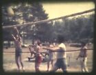 „Siatkówka parkowa” (lata 70.) Super 8mm Film domowy, Taniec, Bday, Rodzina, Basen