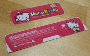 Nintendo Game Boy Advance AGB-001 Hello Kitty Konsole Label & Verbindung Code - Picture 1 of 5