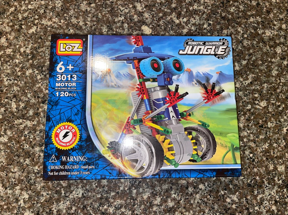 LOZ Electric Building Block Robotic Warrior Robot Jungle Action Model Toy 3013 - Image 1 of 4