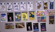 Assorted used Telecom Phonecards Olympics, Chinese Zodiac, Dance etc