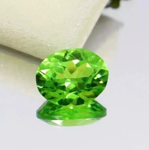 Green Peridot Certified Peridot Oval Cut Loose Gemstone Best Offer 8-10 CT - Picture 1 of 6